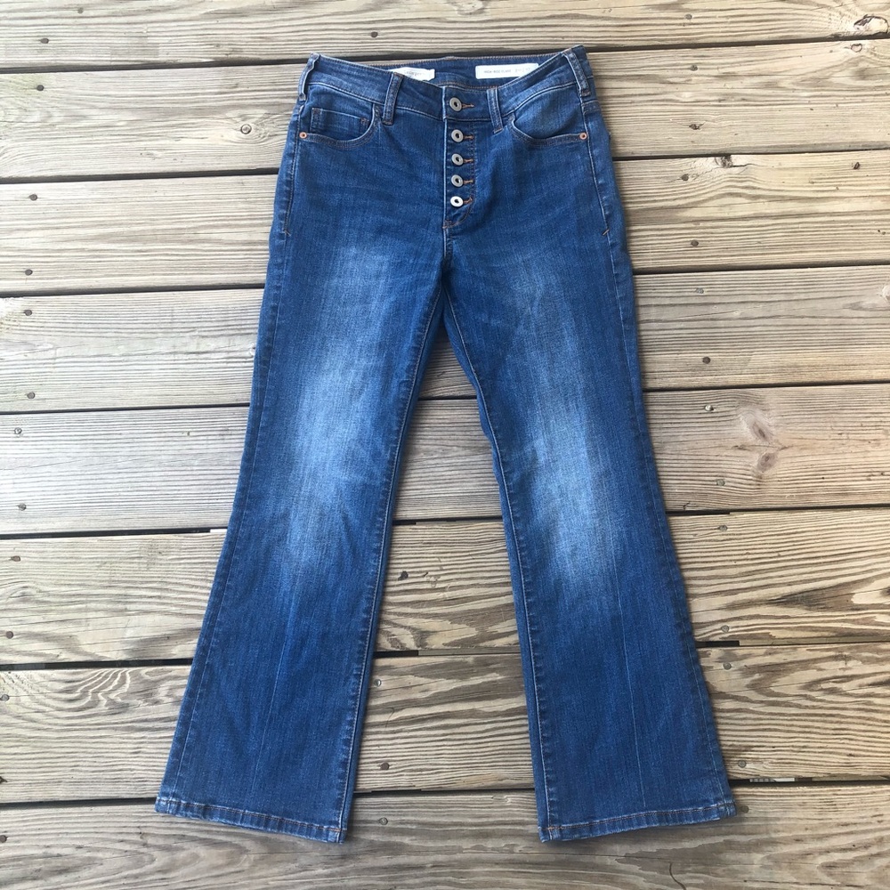 SOLD Pilcro & the Letterpress High Rise Flare Jean - Picture 2 of 9